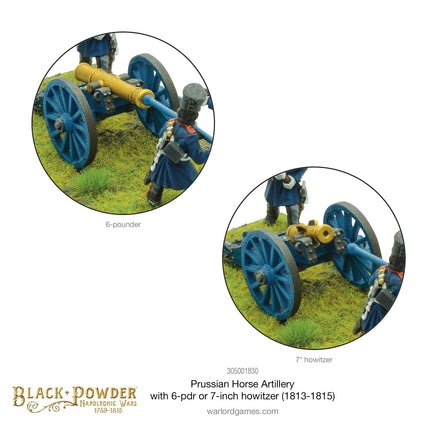 Napoleonische Preußische Reitende Artillerie mit 6 - Pfünder (1813 - 1815) - Artillerie - Warlord Games - 305001830