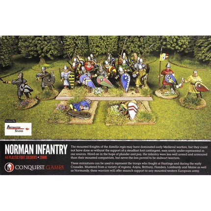 Conquest Games - Norman Infantry (44 + 2 Figuren)