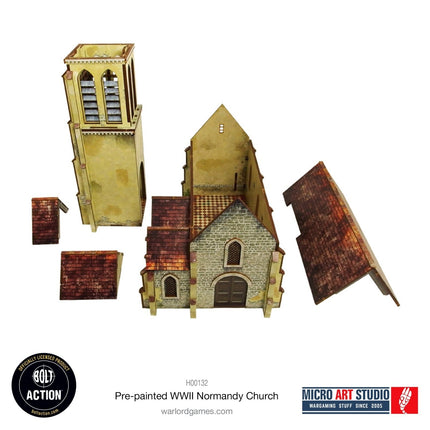 Normandy Church (Pre - painted) - Gelände - Micro Art Studio - H00132