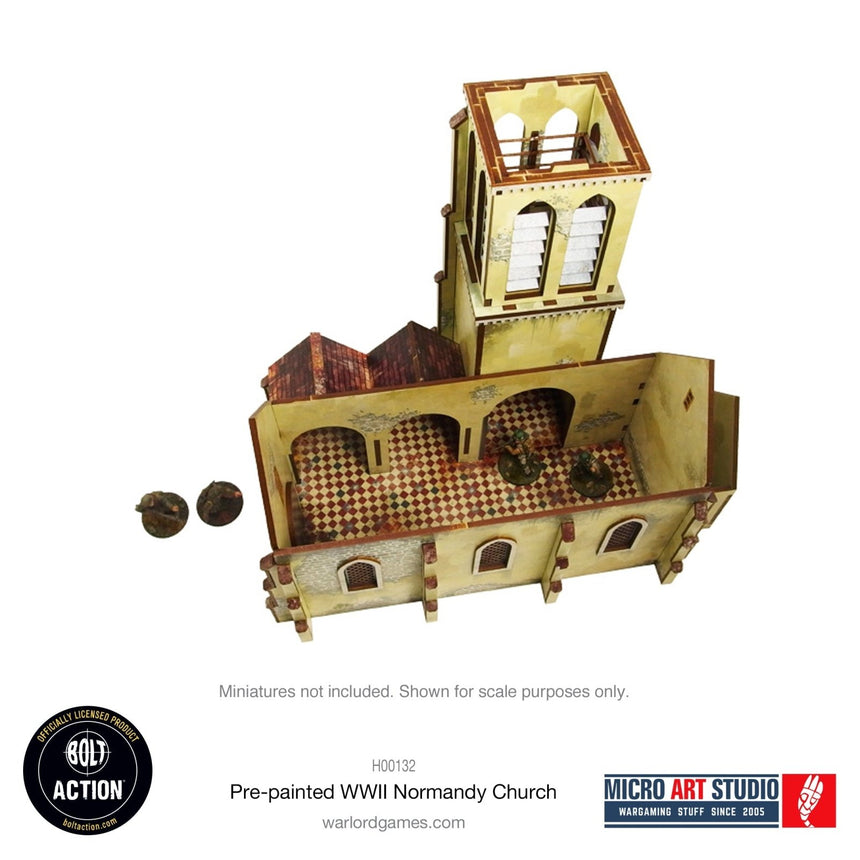 Normandy Church (Pre - painted) - Gelände - Micro Art Studio - H00132