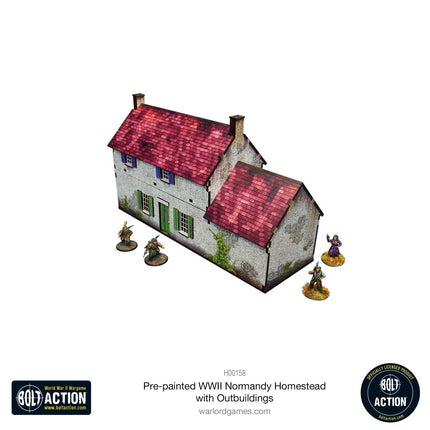 Normandy Homestead with Outbuildings (Pre - painted) - Gelände - Micro Art Studio - H00158