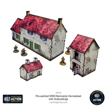 Normandy Homestead with Outbuildings (Pre - painted) - Gelände - Micro Art Studio - H00158
