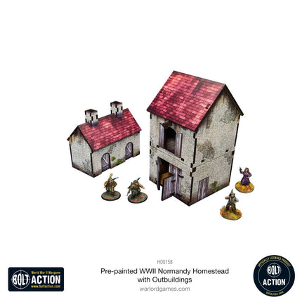 Normandy Homestead with Outbuildings (Pre - painted) - Gelände - Micro Art Studio - H00158