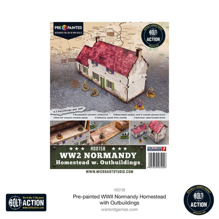 Normandy Homestead with Outbuildings (Pre - painted) - Gelände - Micro Art Studio - H00158
