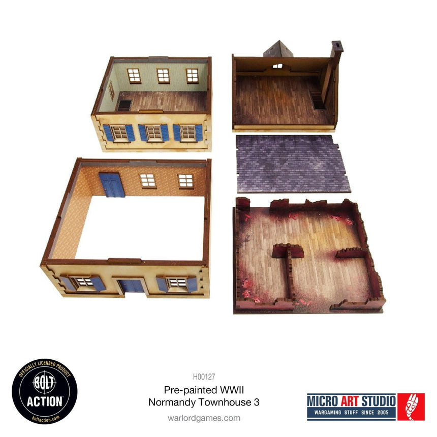 Normandy Townhouse 3 (Pre - painted) - Gelände - Micro Art Studio - H00127