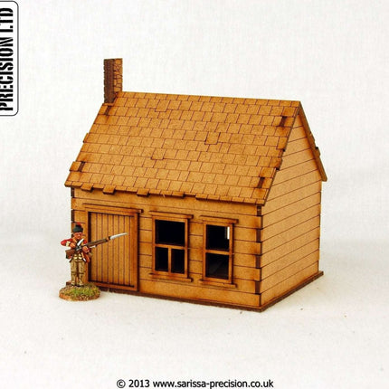 North American - House Stone Chimney 1 - Gelände - Sarissa - M006