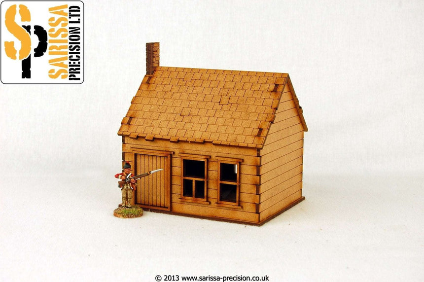 North American - House Stone Chimney 1 - Gelände - Sarissa - M006