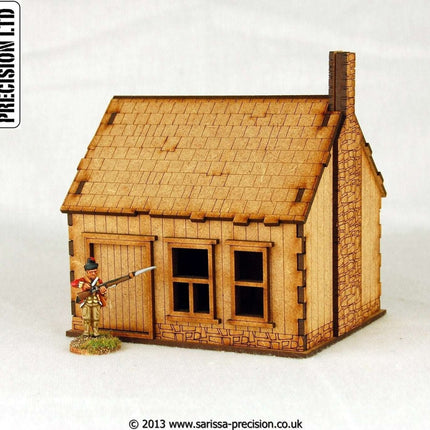 North American - House Stone Chimney 4 - Gelände - Sarissa - M013