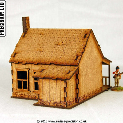 North American House with Porch - Stone Chimney 2 - Gelände - Sarissa - M004