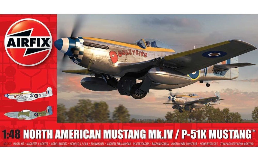 North American Mustang Mk.IV/P-51K Mustang - Flugzeuge - Airfix - A05137
