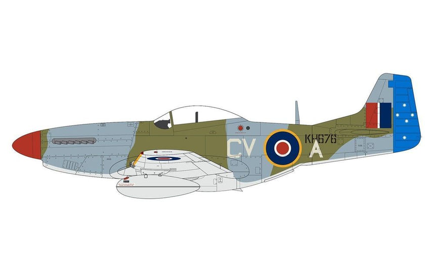 North American Mustang Mk.IV/P-51K Mustang - Flugzeuge - Airfix - A05137