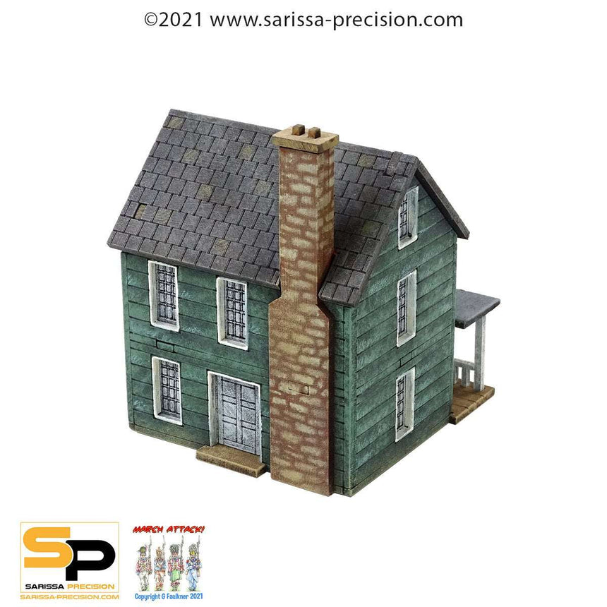 North American Planked House with Porch - Gelände - Sarissa - M541