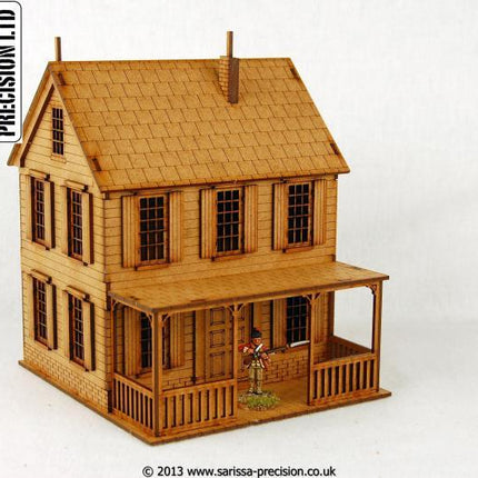 North American Plantation House with Porch - Gelände - Sarissa - M021
