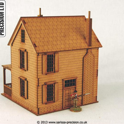 North American Plantation House with Porch - Gelände - Sarissa - M021