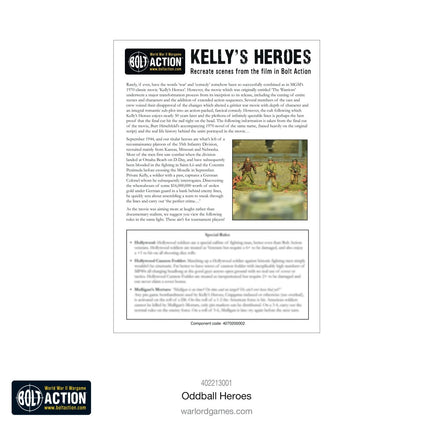 Oddball Heroes - Sonder - /Einzelmodelle - Warlord Games - 402213001