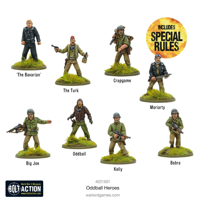 Oddball Heroes - Sonder - /Einzelmodelle - Warlord Games - 402213001