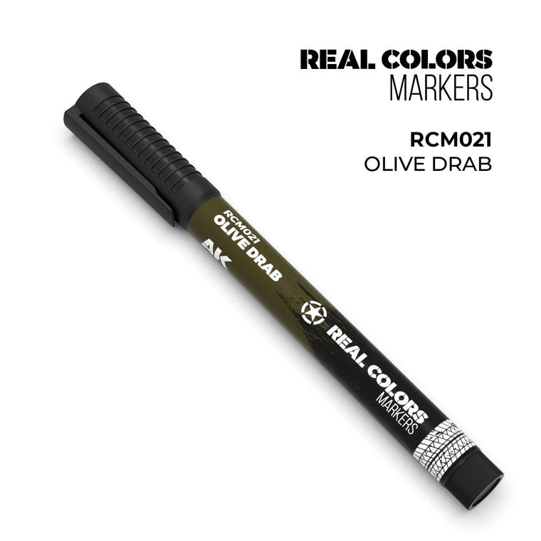 Olive Drab - Real Colors Marker (18 ml)