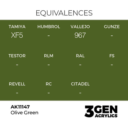 AK Interactive 3rd Generation - Olive Green 17 ml