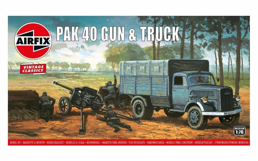 Opel Blitz & Pak 40 Gun, Vintage Classics - Artillerie - Airfix - A02315V