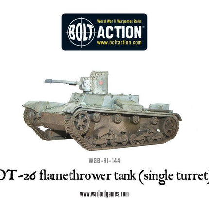 OT-26 flamethrower tank (single turret)