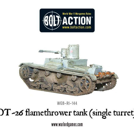 OT-26 flamethrower tank (single turret)