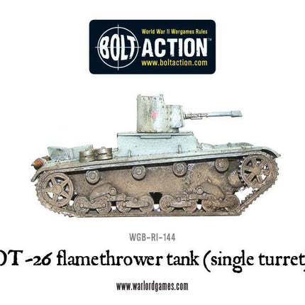 OT-26 flamethrower tank (single turret)