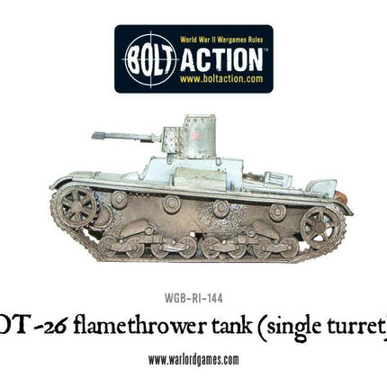 OT-26 flamethrower tank (single turret)