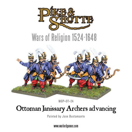 Ottoman Janissary Archers advancing - Osmanische Janitscharen-Bogenschützen (vorrückend)