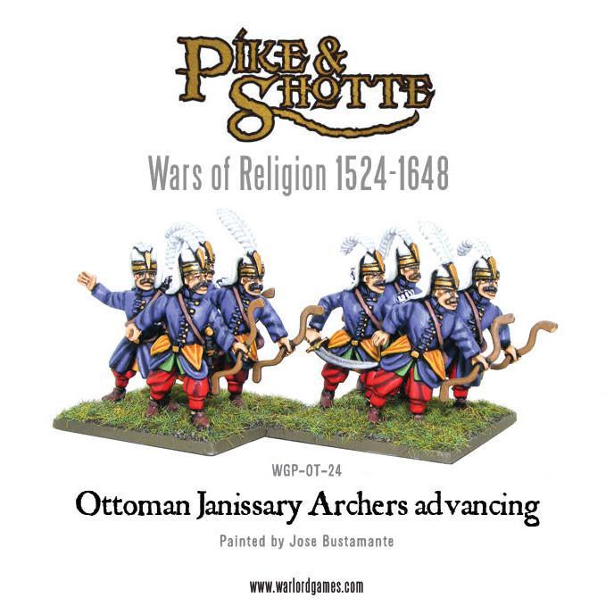 Ottoman Janissary Archers advancing - Osmanische Janitscharen-Bogenschützen (vorrückend)