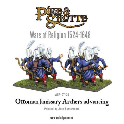 Ottoman Janissary Archers advancing - Osmanische Janitscharen-Bogenschützen (vorrückend)