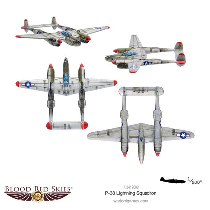 P - 38 Lightning Squadron - Flugzeuge - Warlord Games - 772412009