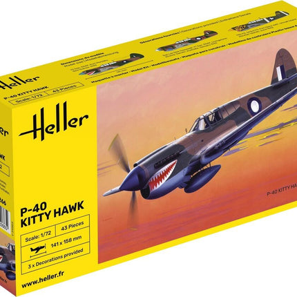 P-40 Kitty Hawk - Flugzeuge - Heller - 80266