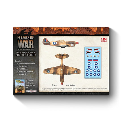 P-40 Warhawk Fighter Flight