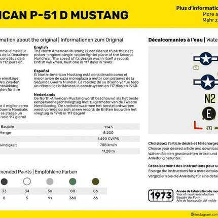P-51 Mustang - Flugzeuge - Heller - 80268