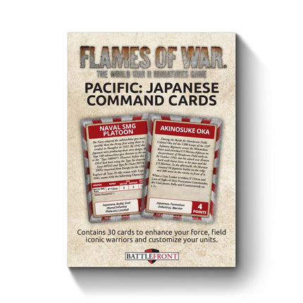 Pacific: Japanese Command Cards