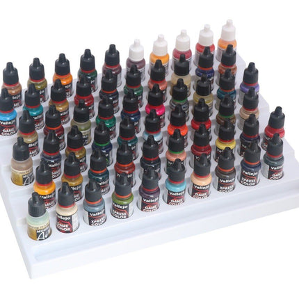Paint Stand for 60 bottles of Army Painter, Vallejo, etc. - Safe & Sound