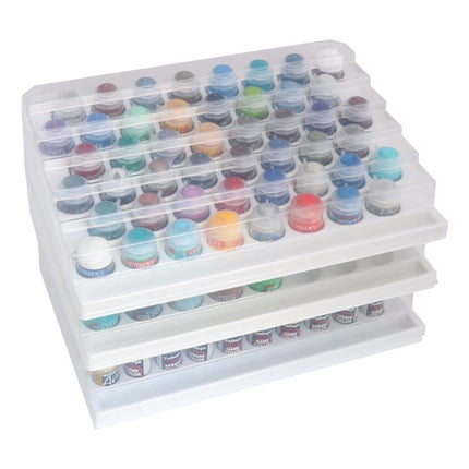 Paint Stand for 60 bottles of Army Painter, Vallejo, etc. - Safe & Sound