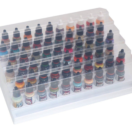 Paint Stand for 60 bottles of Army Painter, Vallejo, etc. - Safe & Sound
