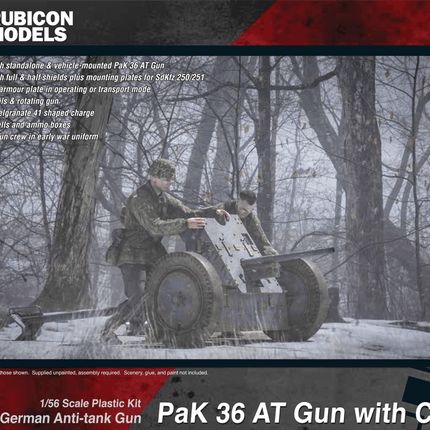 PaK 36 AT Gun with Crew - Artillerie - Rubicon Models UK Ltd - 280057