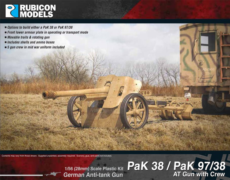 Pak 38 / Pak 97/38 AT Gun with Crew - Artillerie - Rubicon Models UK Ltd - 280058