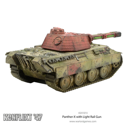 Panther - X with Light Rail Gun / Schienenkanone - Panzer - Warlord Games - 452410213