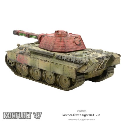 Panther - X with Light Rail Gun / Schienenkanone - Panzer - Warlord Games - 452410213