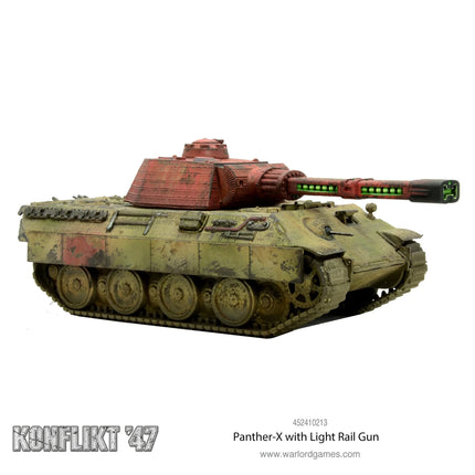 Panther - X with Light Rail Gun / Schienenkanone - Panzer - Warlord Games - 452410213