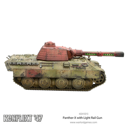 Panther - X with Light Rail Gun / Schienenkanone - Panzer - Warlord Games - 452410213