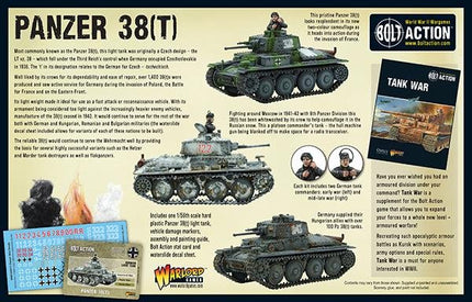 Panzer 38(t) - Panzer - Warlord Games - 402012031
