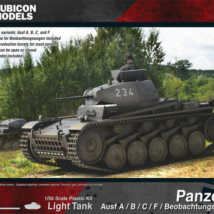 Panzer II Ausf A - B - C - F - Panzer - Rubicon Models UK Ltd - 280112