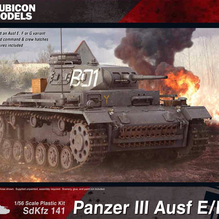 Panzer III Ausf E/F/G - Panzer - Rubicon Models UK Ltd - 280091