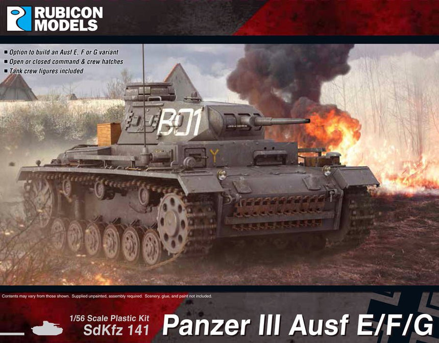 Panzer III Ausf E/F/G - Panzer - Rubicon Models UK Ltd - 280091