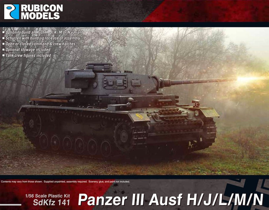Panzer III Ausf H/J/L/M/N - Panzer - Rubicon Models UK Ltd - 280092