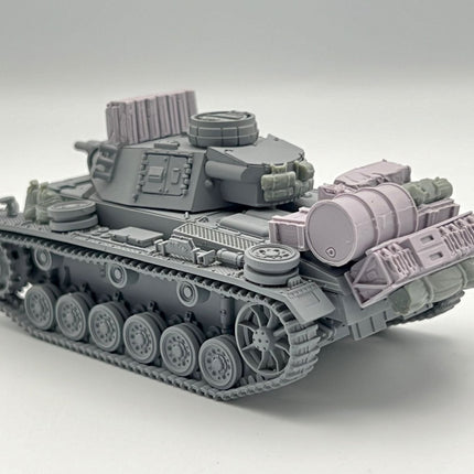 Panzer III Ausf. N DAK Stowage Kit - Resin